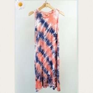 New! Carefree Tie Dye Tank Dress
